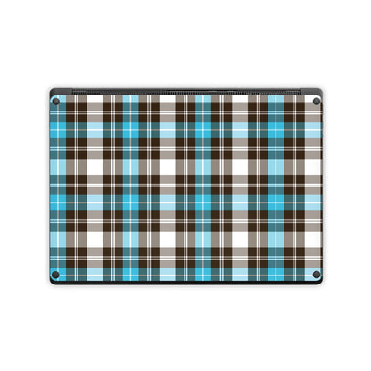 Turquoise Plaid - Microsoft Surface Laptop Skin