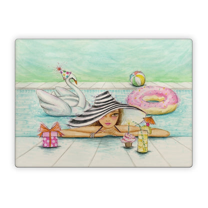 Delphine at the Pool Party - Microsoft Surface Laptop Skin