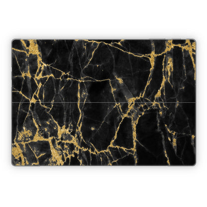 Black Gold Marble - Microsoft Surface Pro Skin
