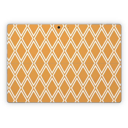 Orange Checks - Microsoft Surface Pro Skin
