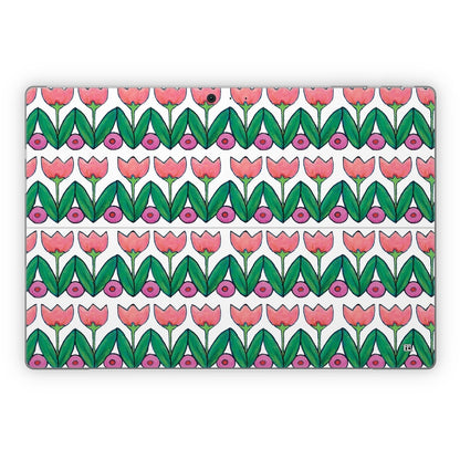 Deco Tulips - Microsoft Surface Pro Skin
