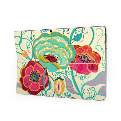 Golden Flowers - Microsoft Surface Pro Skin