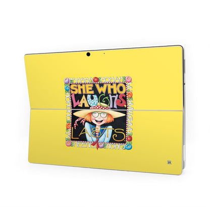 She Who Laughs - Microsoft Surface Pro Skin