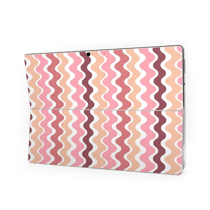 Pink Waves - Microsoft Surface Pro Skin