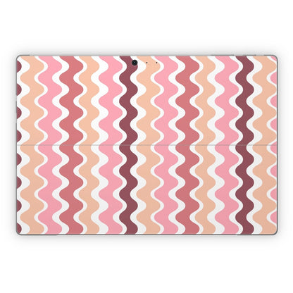 Pink Waves - Microsoft Surface Pro Skin