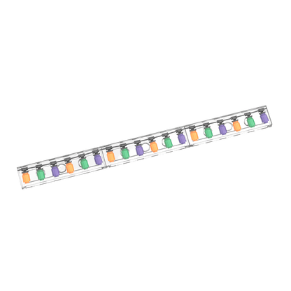Halloween String Lights 'Clear'  - Seasonal Decor - Custom Printed - Made Using LEGO® Parts