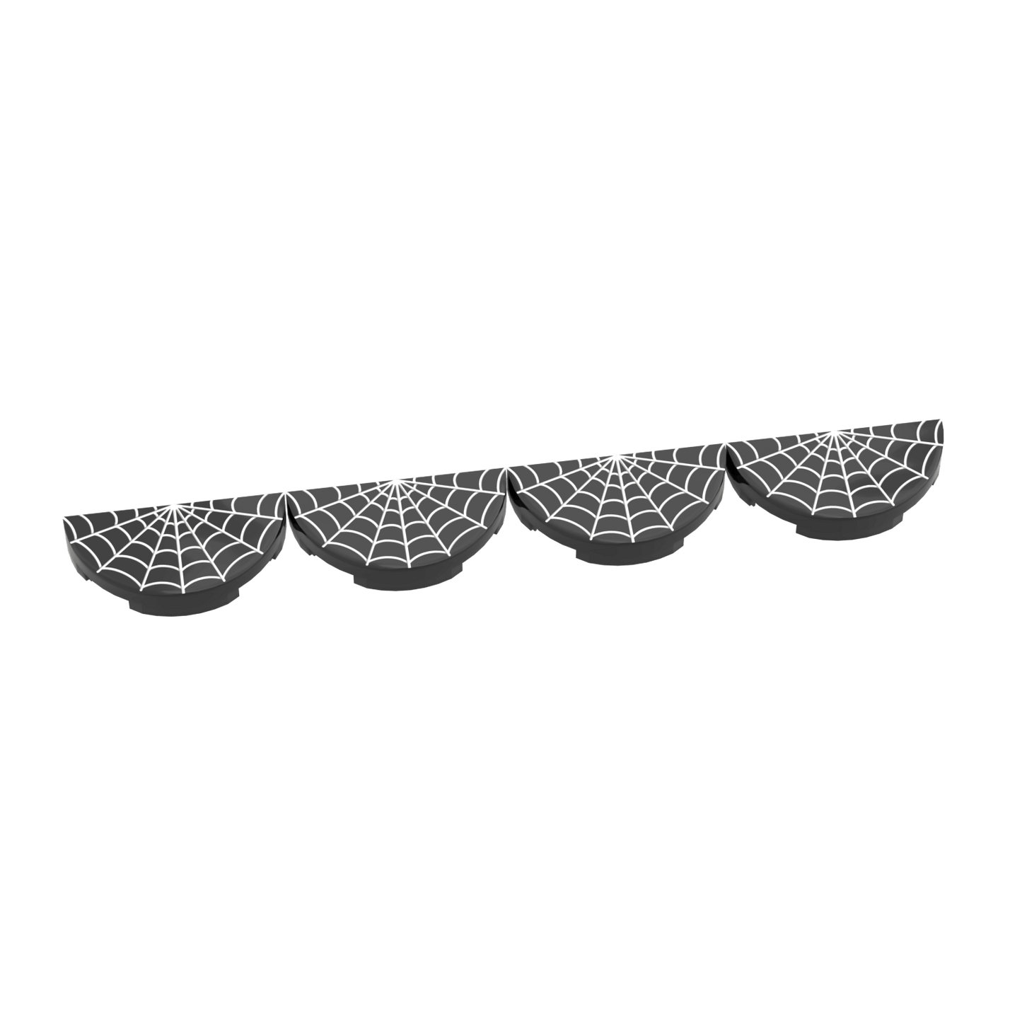 Halloween Spider Web Bunting - Seasonal Decor - Custom Printed - Made Using LEGO® Parts