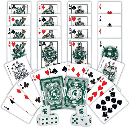 Michigan State Spartans - 2-Pack Playing Cards & Dice Set by MasterPieces Puzzle Company INC