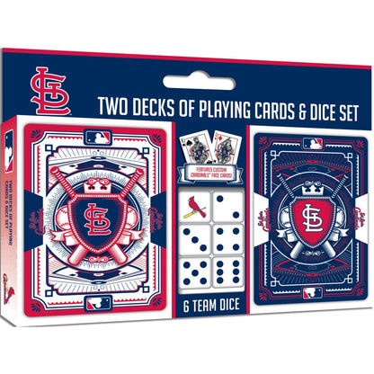 St. Louis Cardinals - 2-Pack Playing Cards & Dice Set by MasterPieces Puzzle Company INC