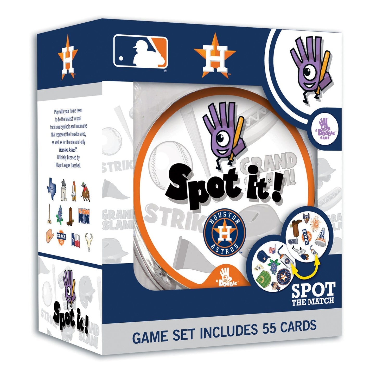 Houston Astros Spot It! Card Game by MasterPieces Puzzle Company INC