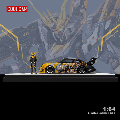 Cool Car Porsche RWB 964 BANSHEE MECHA Livery Figure Version 1:64