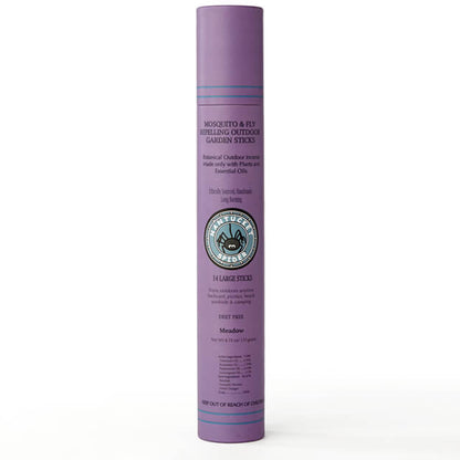 Mosquito Repellent & Fly Repelling Outdoor Garden Incense Sticks (14 Stick Tube) by Nantucket Spider & Nantucket Footprint