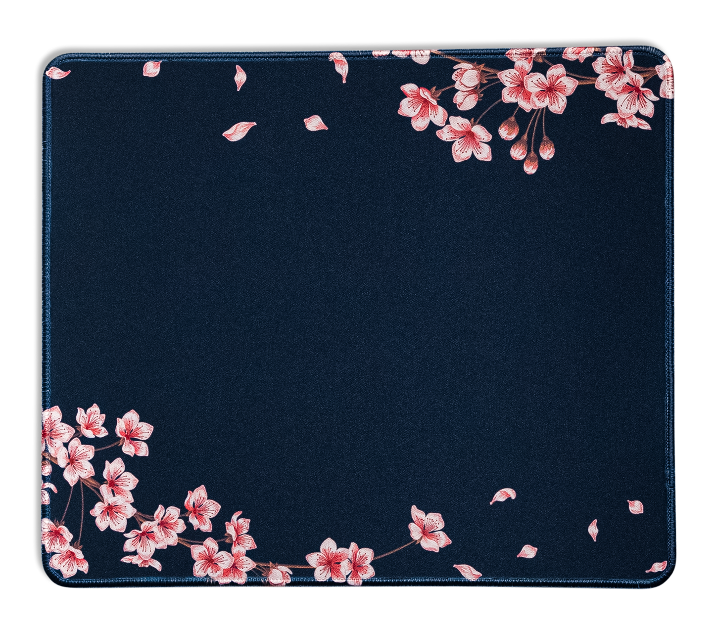 Navy Blossom Desk Mat
