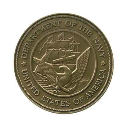 Navy Service Medallion, Brass Navy Medallion