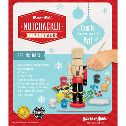 Holiday Craft Kit - Nutcracker Guard Wood Craft & Paint Kit by MasterPieces Puzzle Company INC