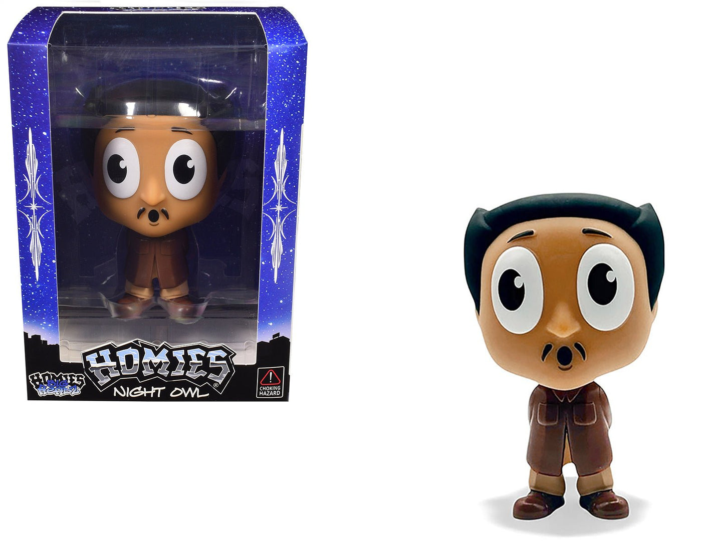Night Owl 4.5" Figure "Homies Big Headz" Series 5 Model by Homies  free shipping USA