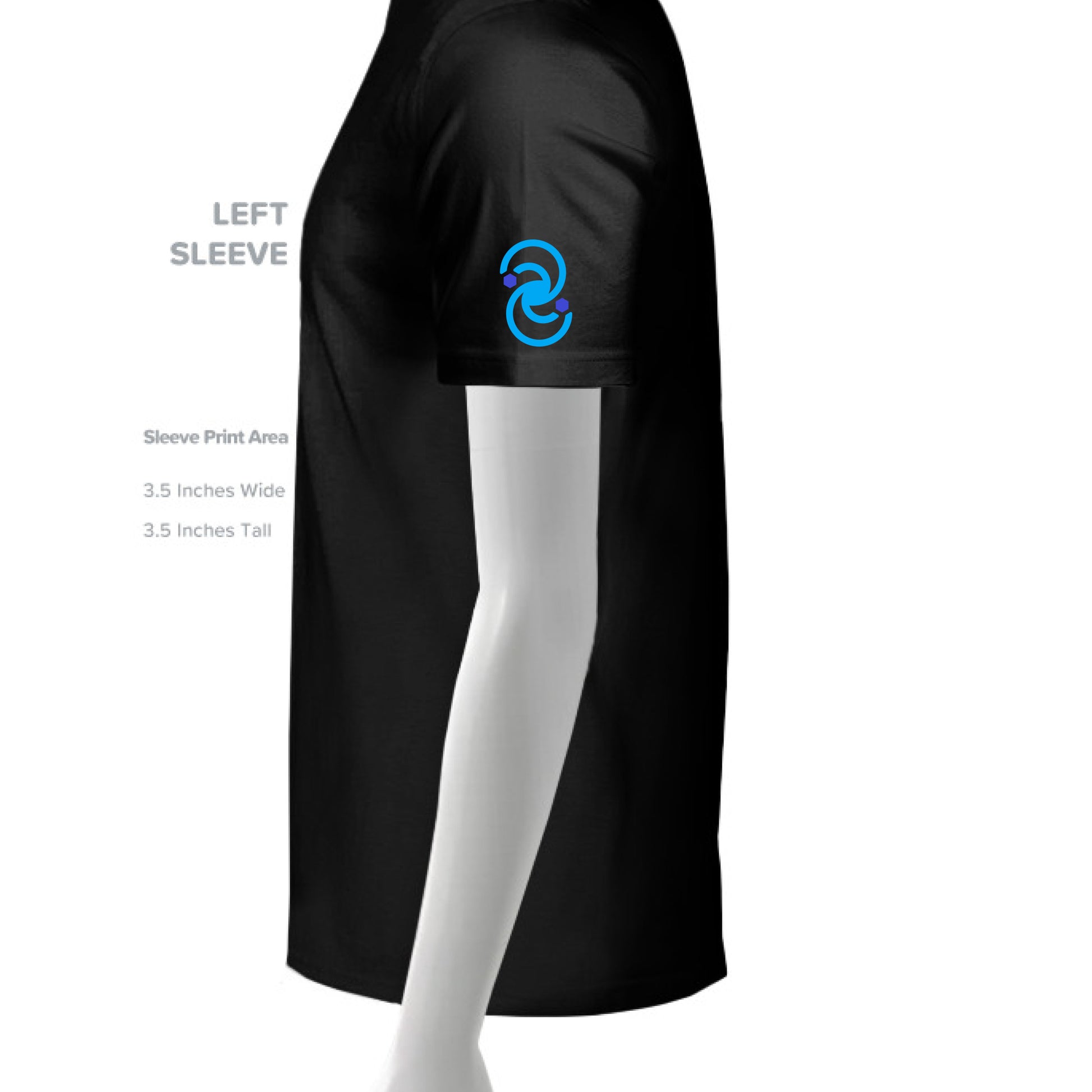 BLACK/ WHITE_001 - SLEEVE_LEFT