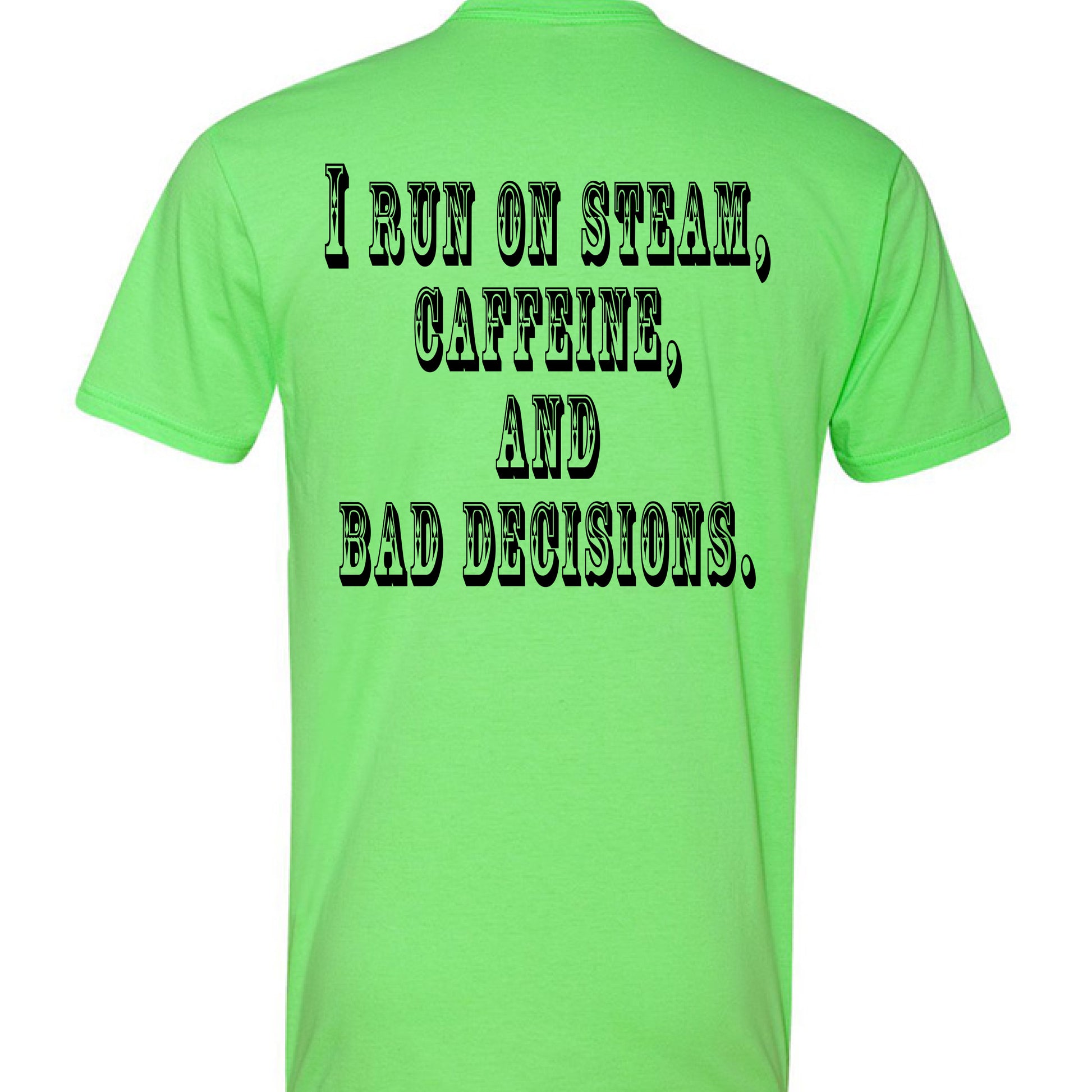 Neon Heather Green - BACK