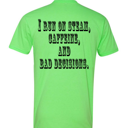 Neon Heather Green - BACK