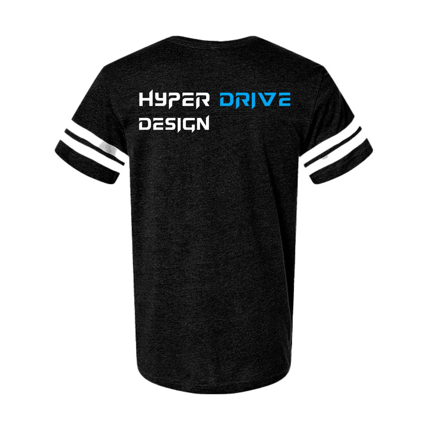 Black Solid/ White - BACK