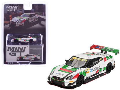 Nissan GT-R NISMO GT3 #23 Tsugio Matsuda "KCMG" "FIA GT World Cup Macau" (2018) Limited Edition 1/64 Diecast Model Car by Mini GT  free shipping USA