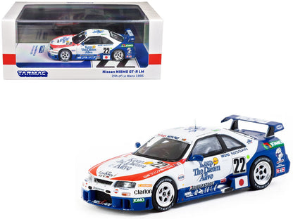 Nissan NISMO GT-R LM #22 Hideo Fukuyama - Masahiko Kondo - Shunji Kasuya "NISMO" "24 Hours of Le Mans" (1995) "Hobby64" Series 1/64 Diecast Model Car by Tarmac Works  free shipping USA