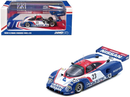 Nissan R89C #23 Masahiro Hasemi - Kazuyoshi Hoshino - Toshio Suzuki "24 Hours of Le Mans" (1989) 1/64 Diecast Model Car by Inno Models  free shipping USA