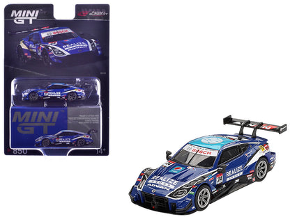 Nissan Z GT500 #24 Daiki Sasaki - Kohei Hirate "Kondo Racing - Realize Group" "Super GT Series" (2023) Limited Edition 1/64 Diecast Model Car by Mini GT  free shipping USA