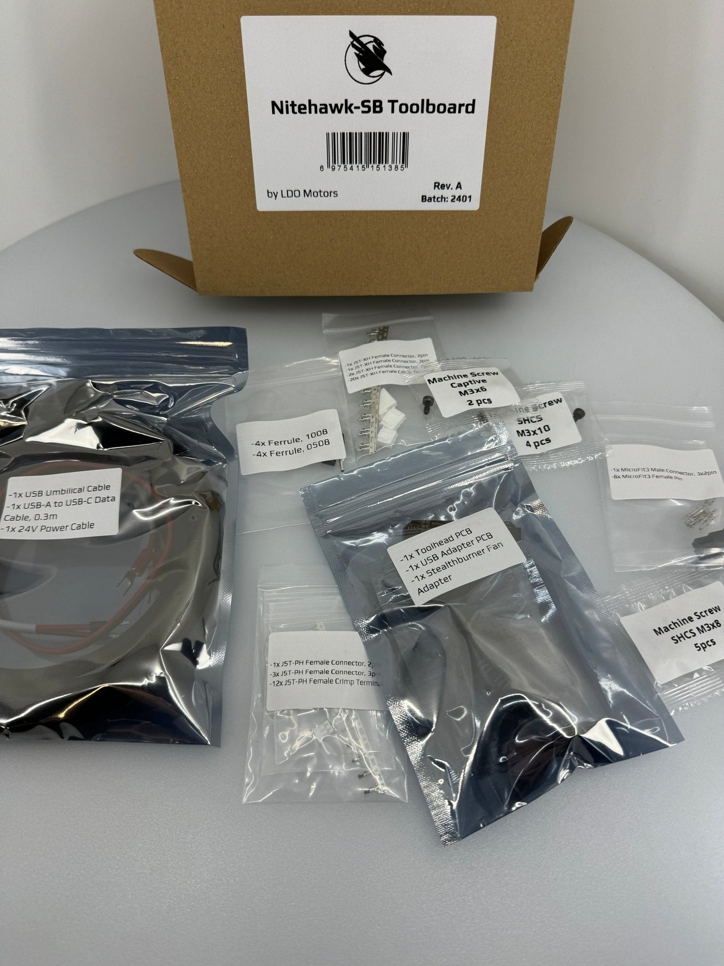 NiteHawk Stealthburner USB Toolboard SB PCB by LDO Motors