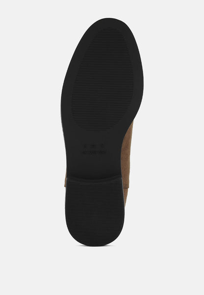 nitro micro suede chelsea boots by London Rag