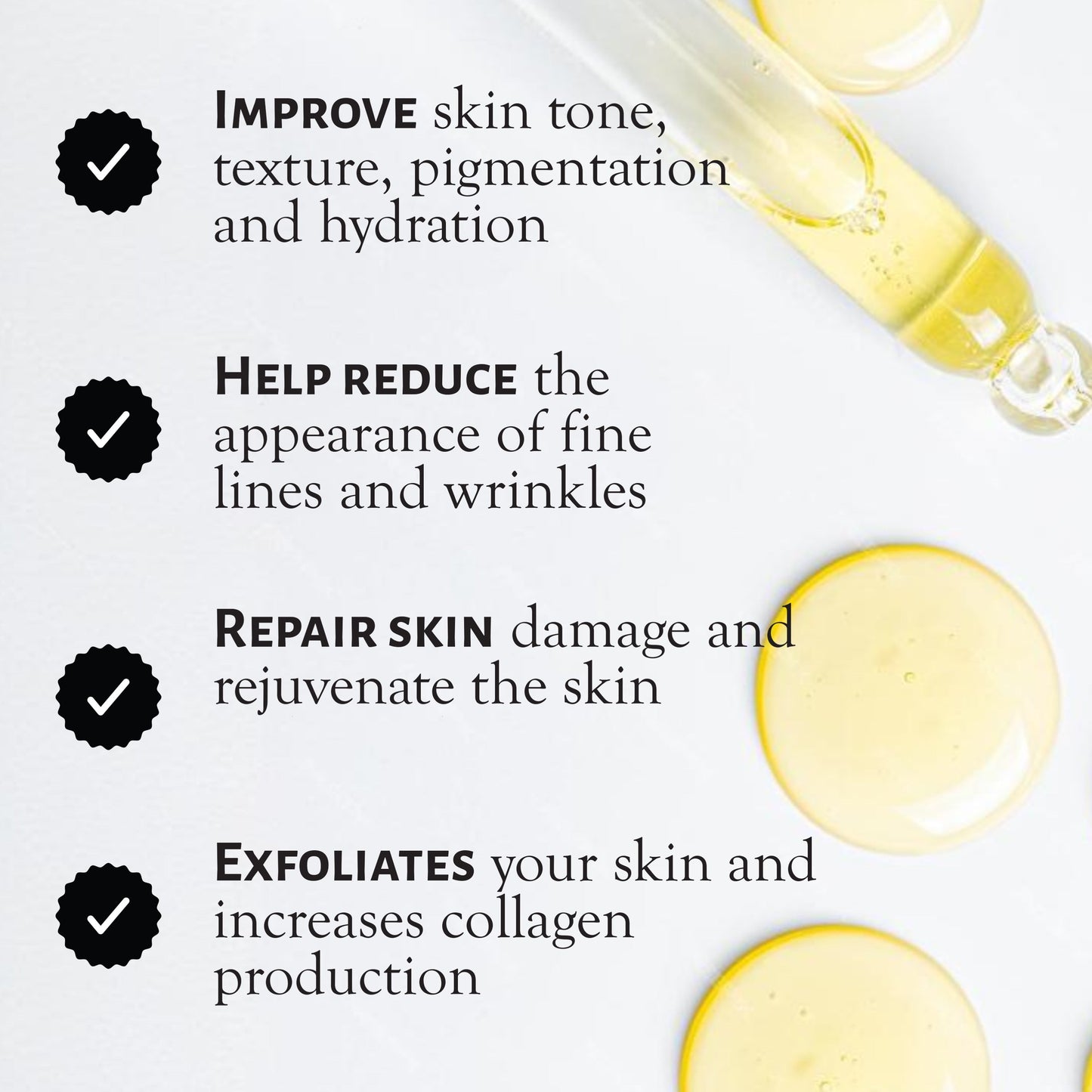 Market Fresh Beauty Vitamin C Serum with Ferulic Acid, Niacinamide, & Malachite Extract | Brighten & Smooth | Fragrance-Free | 2 fl oz by  Los Angeles Brands