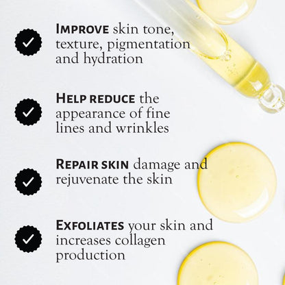 Market Fresh Beauty Vitamin C Serum with Ferulic Acid, Niacinamide, & Malachite Extract | Brighten & Smooth | Fragrance-Free | 2 fl oz by  Los Angeles Brands