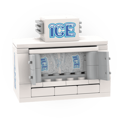 Ice Vending Machine - Gas Station - Custom Building Set - Made Using LEGO® Parts
