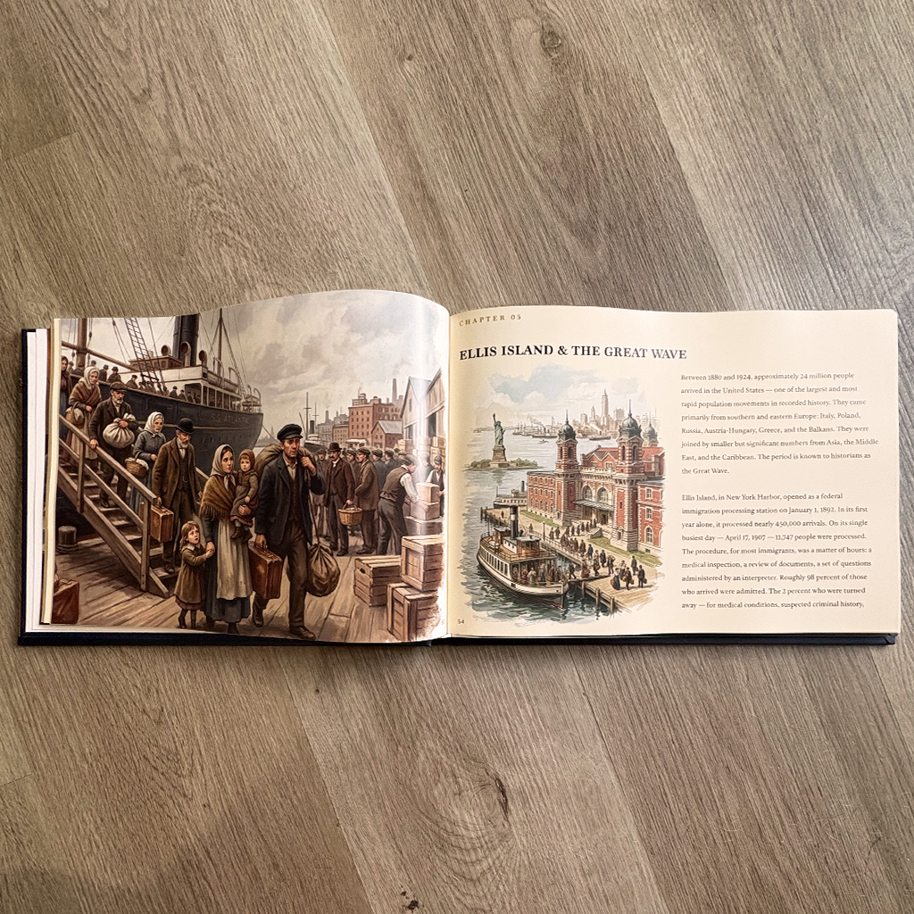 250 Years of American History: America's 250th Anniversary Coffee Table Book (200 Pages)