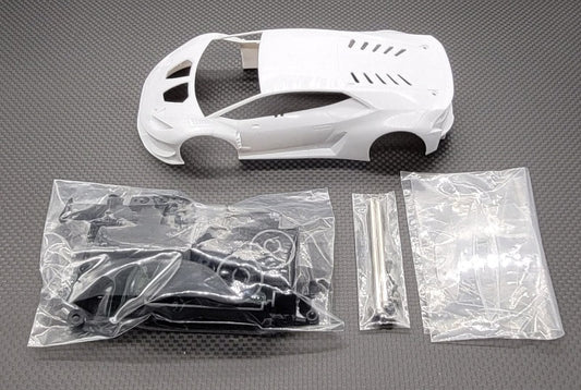 GL Racing LBO-GT3 White Kit Set (Wheel Base 98mm)