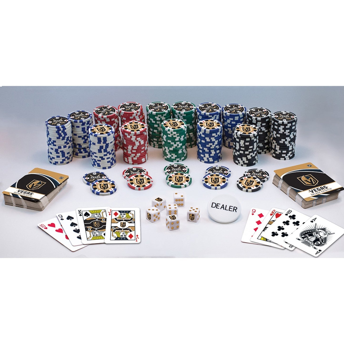 Las Vegas Golden Knights 300 Piece Poker Set by MasterPieces Puzzle Company INC