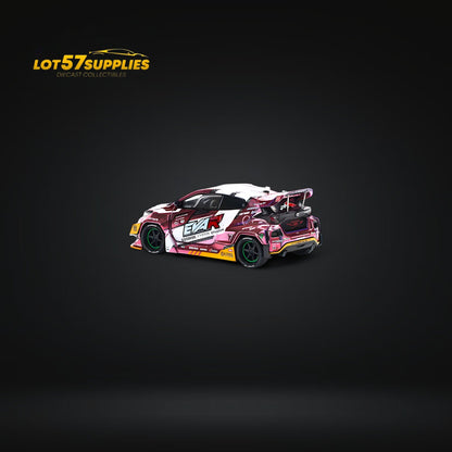 (Pre-Order) PopRace Toyota GR YARIS - Pink EVA RT PRODUCTION MODEL 
CUSTOM TYPE-08 GOODRIDE 1:64 PR640220