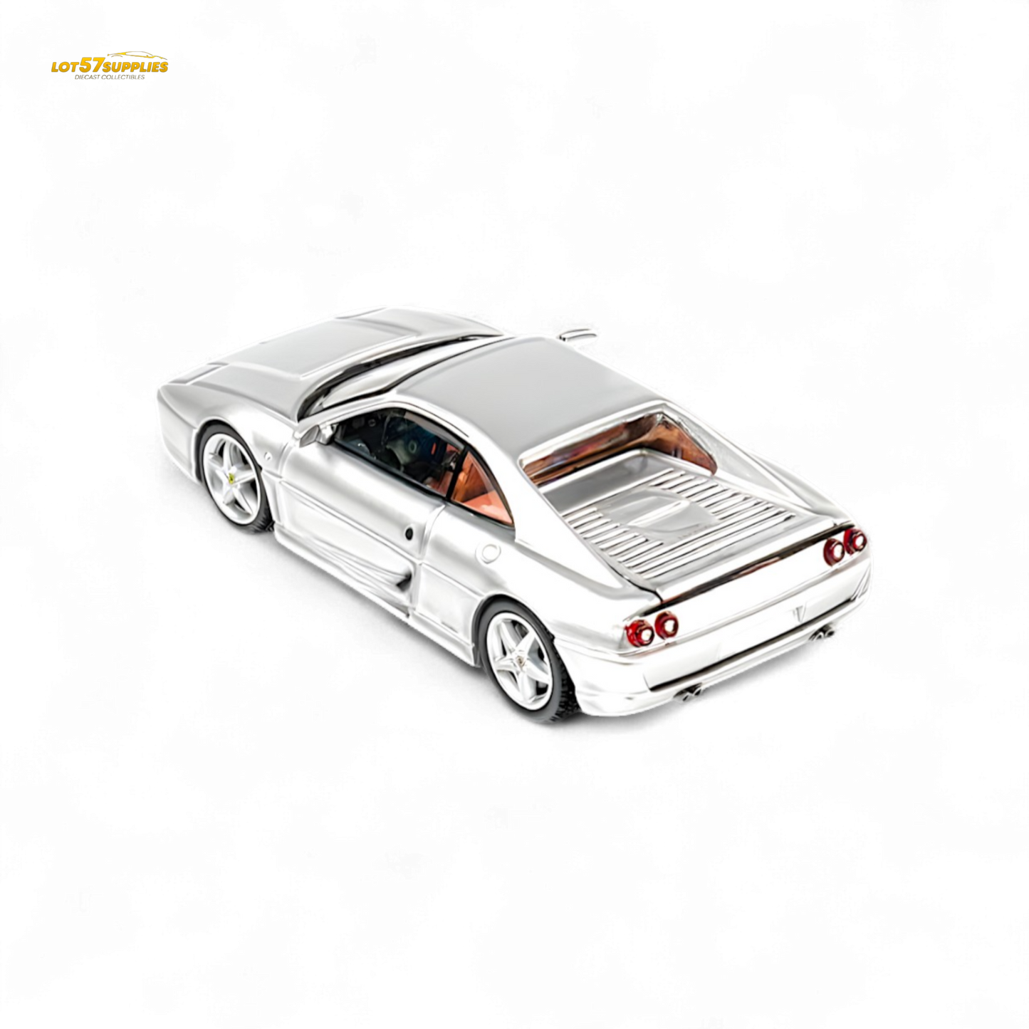 TPC F355 challenge Diecast Model in Silver 1:64