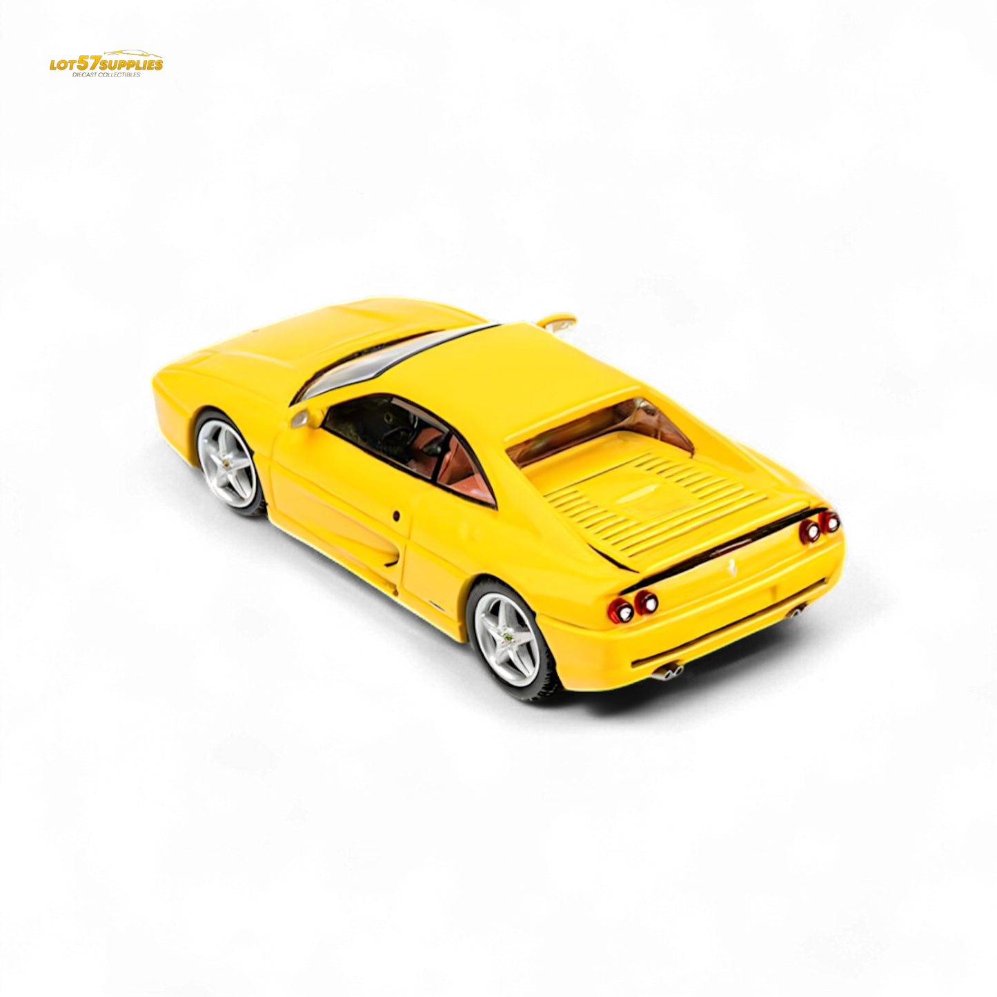TPC F355 challenge Diecast Model in Modena Yellow 1:64