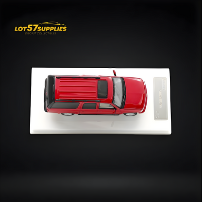 MK Miniatures 2003 Chevrolet Suburban Red 1:64