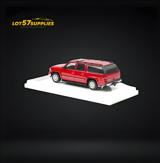 MK Miniatures 2003 Chevrolet Suburban Red 1:64