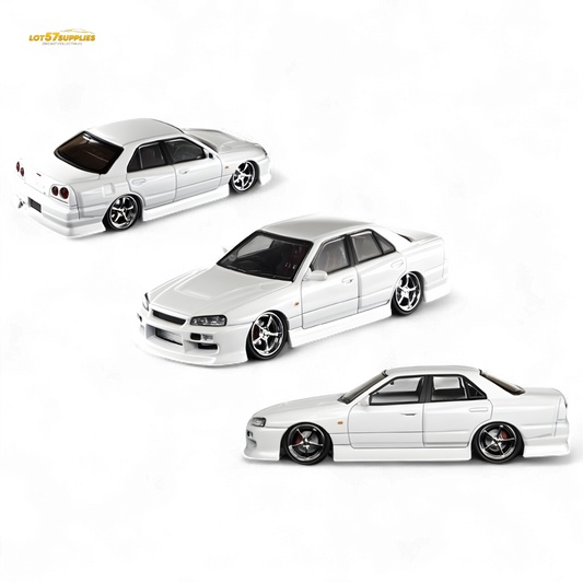 Mortal ER34 SKYLINE URAS Pearl White 1:64