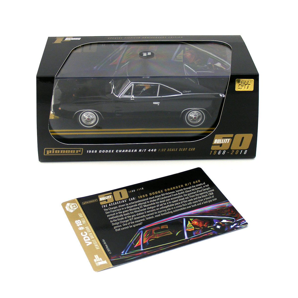 Pioneer BULLITT Assassins Dodge Charger 50th Anniversary slot Car Scalextric DPR