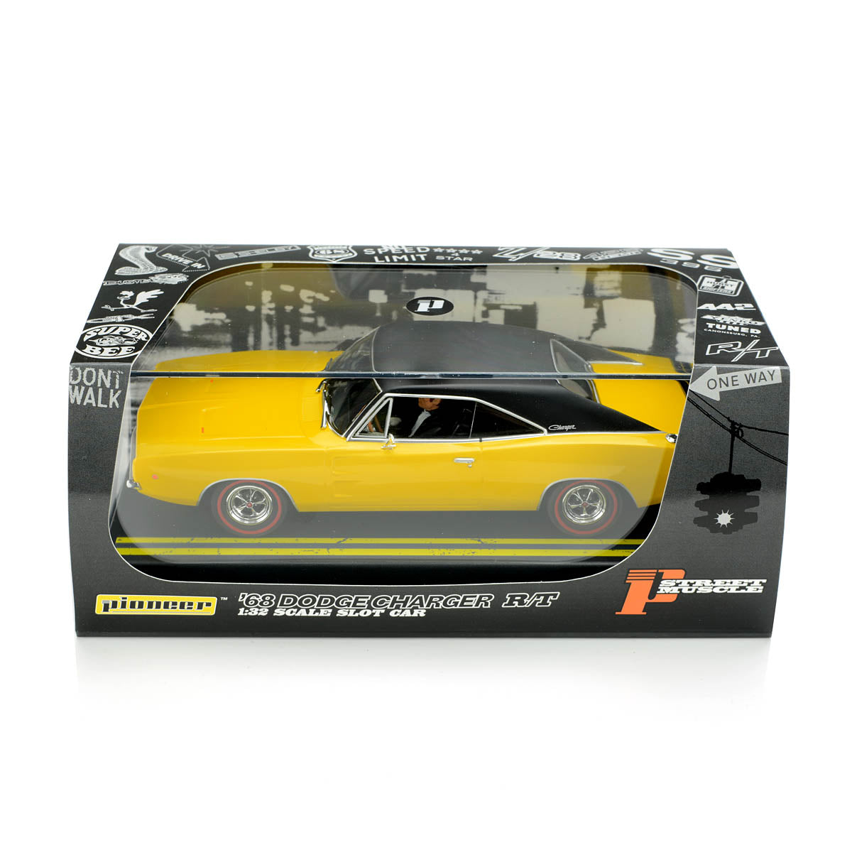 Pioneer 1968 Dodge Charger Hemi 426 P160 1/32 slot Car for Scaelxtric DPR