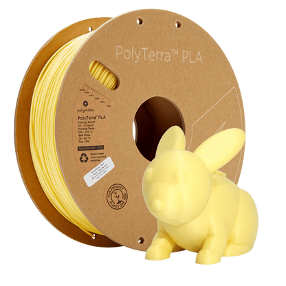 Panchroma" Matte (Formerly PolyTerra) PLA 3D Printer Filament 1KG 1.75mm