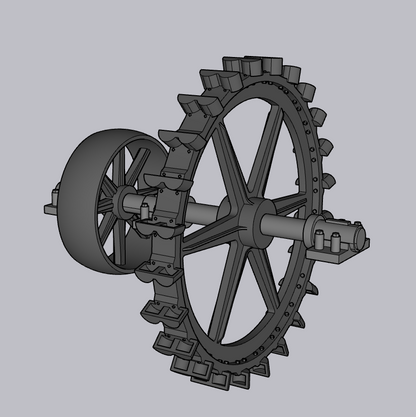 6' Pelton Water Wheel