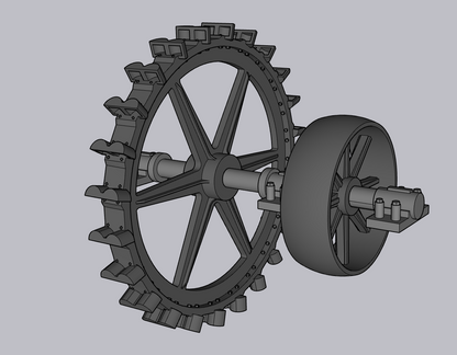 6' Pelton Water Wheel