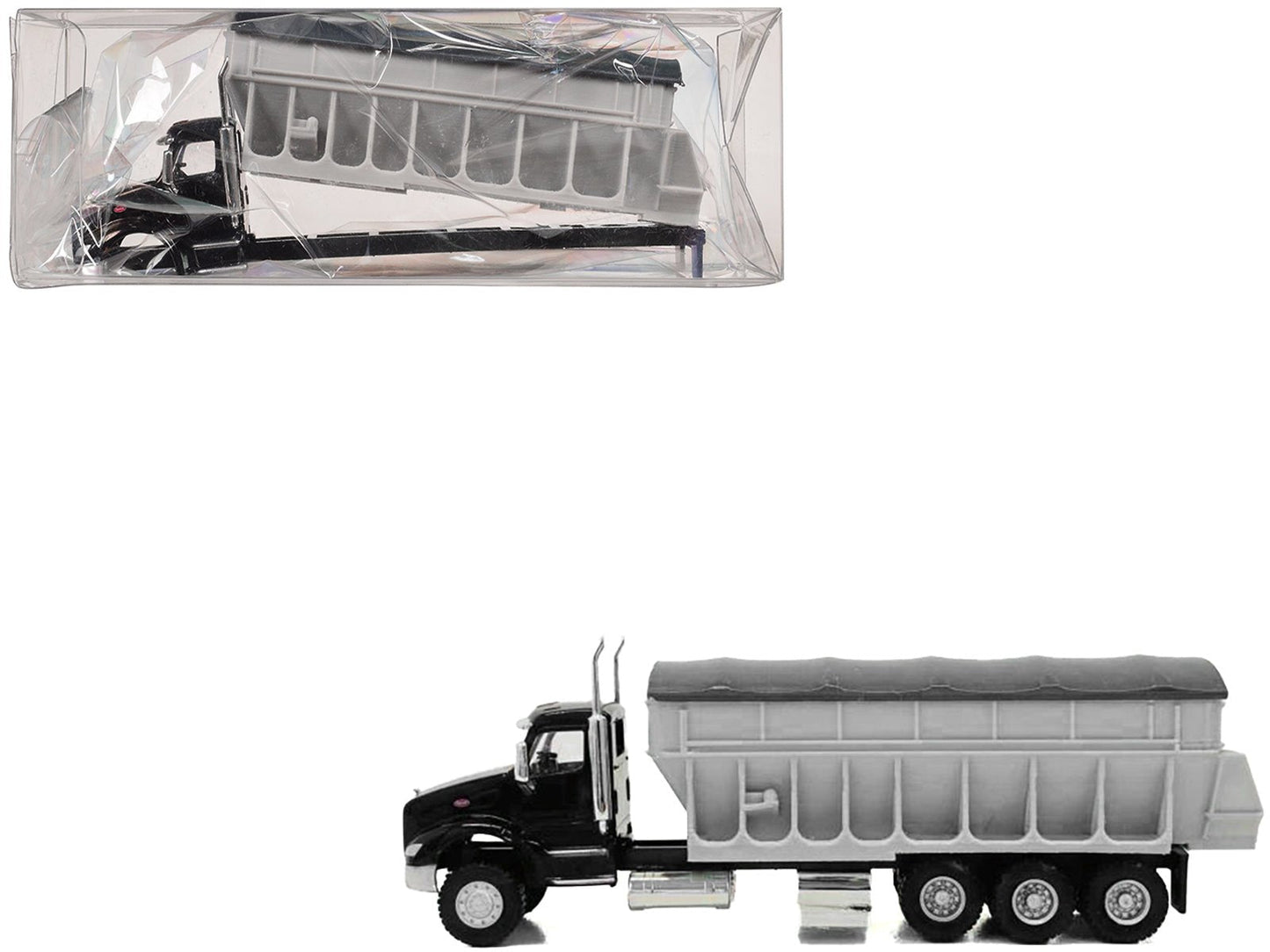 Peterbilt 579 Potato/Sugar Beet Truck Black 1/87 (HO) Plastic Model Car by Promotex  free shipping USA