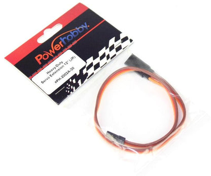 Powerhobby 12" Heavy Duty Servo Wire Extension JR Connector