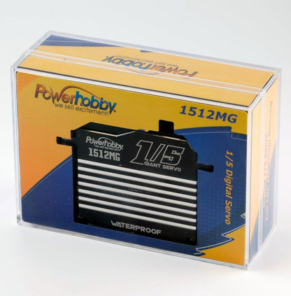Powerhobby 1512MG 1/5 Aluminum Waterproof High Speed / Torque Brushless Servo